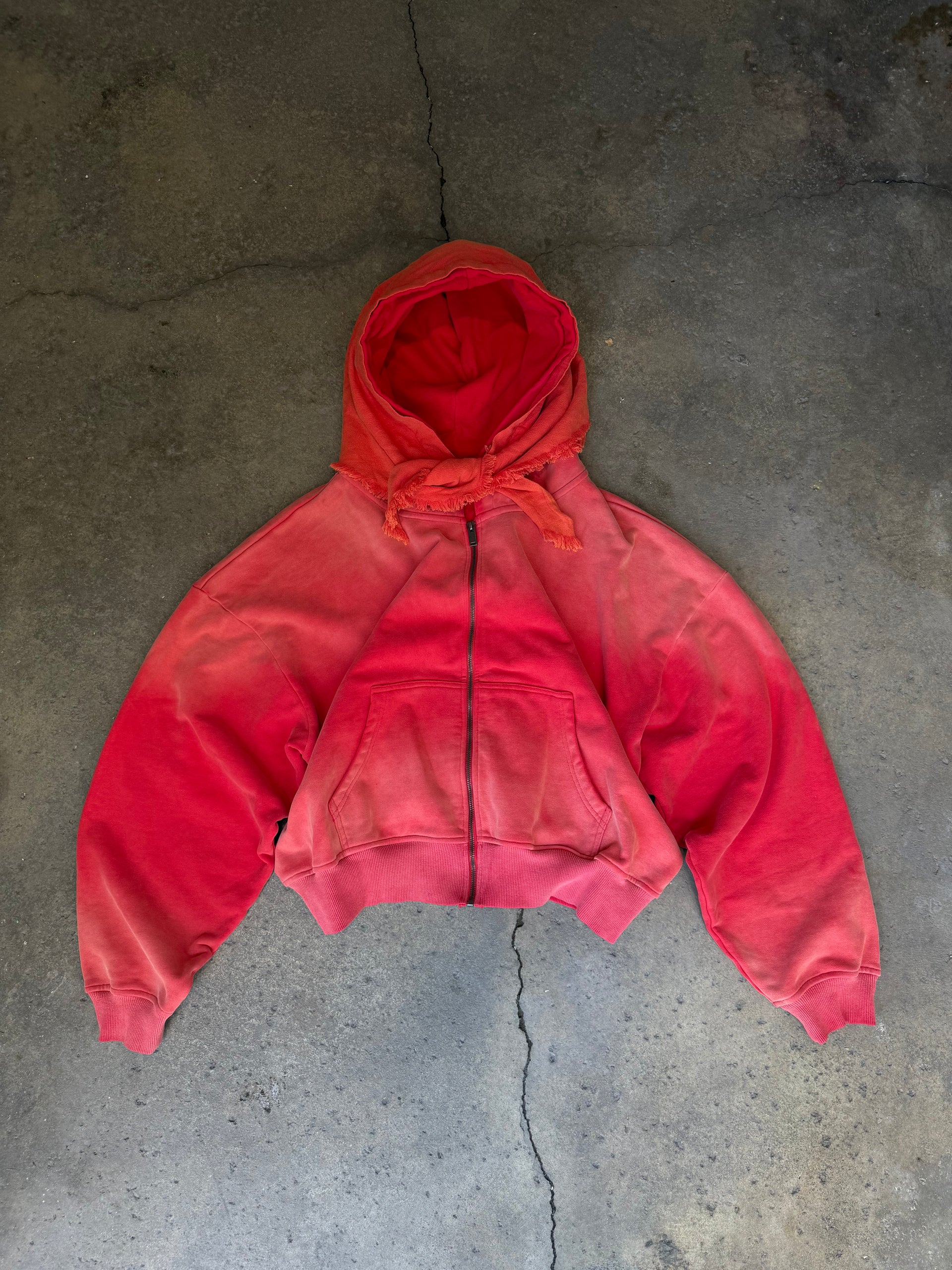 BANDANA HOODIE (EMBER RED)