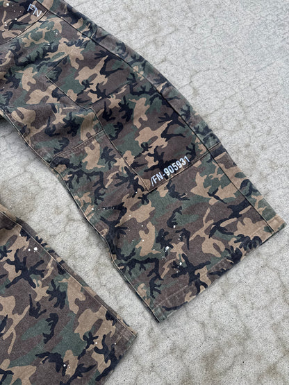(PRE-MADE) FEARNOT CAMO CANVAS PANTS