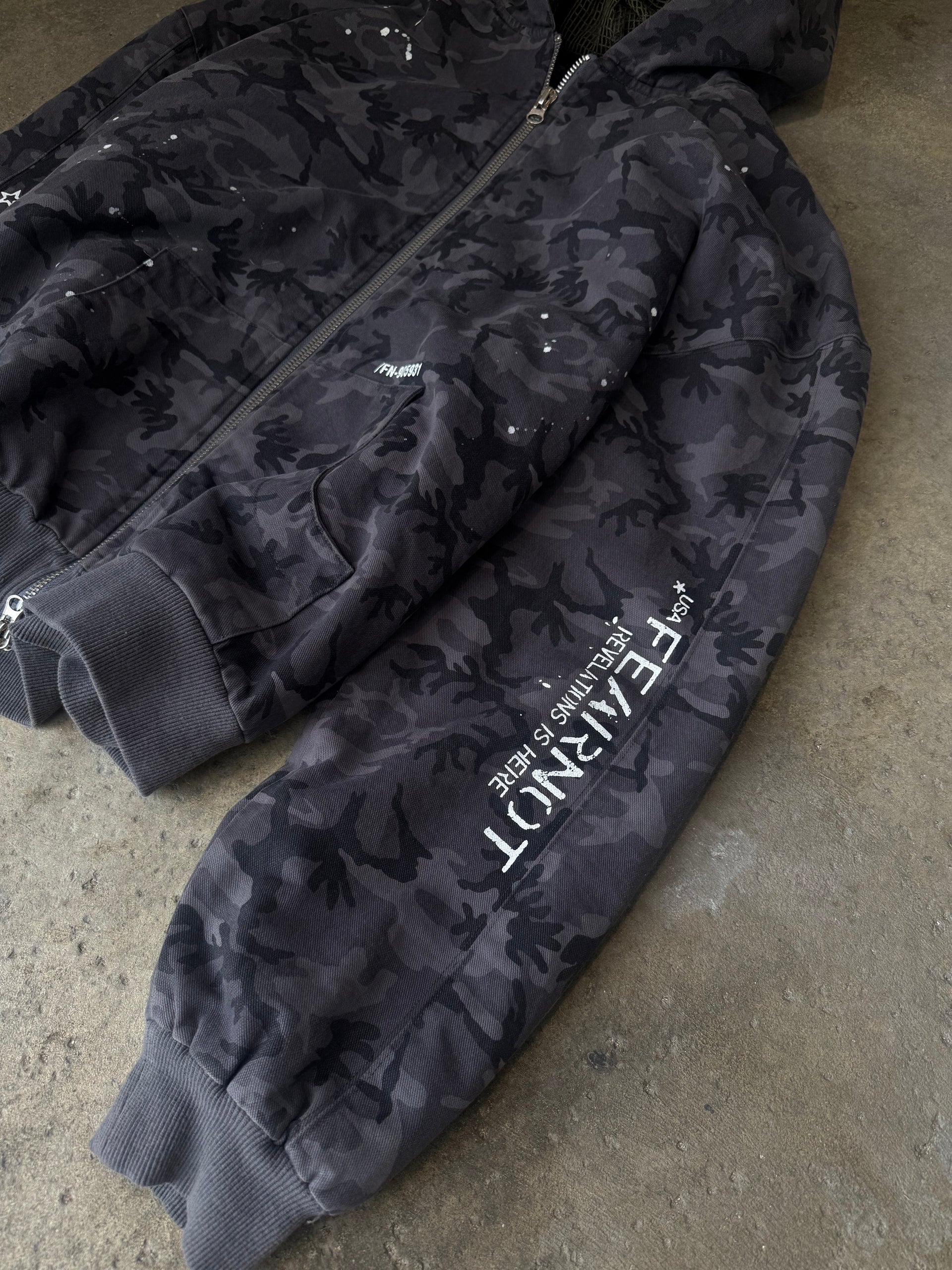 BLACK CAMO HOODIE