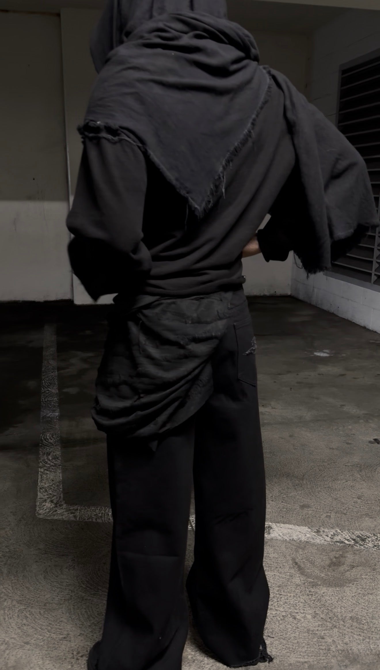 (PRE-MADE) REV SCARF DENIMS