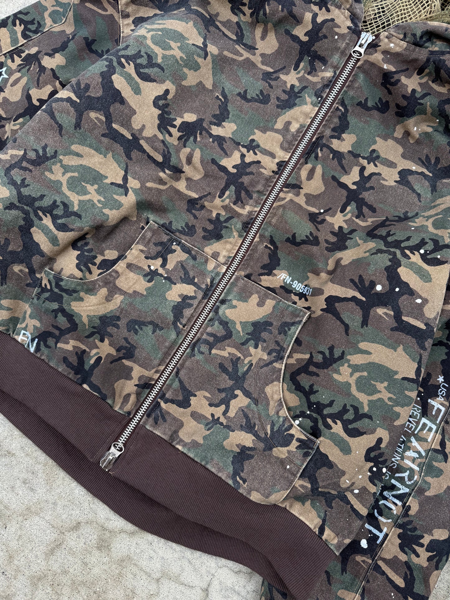 (PRE-MADE) FEARNOT CAMO HOODIE