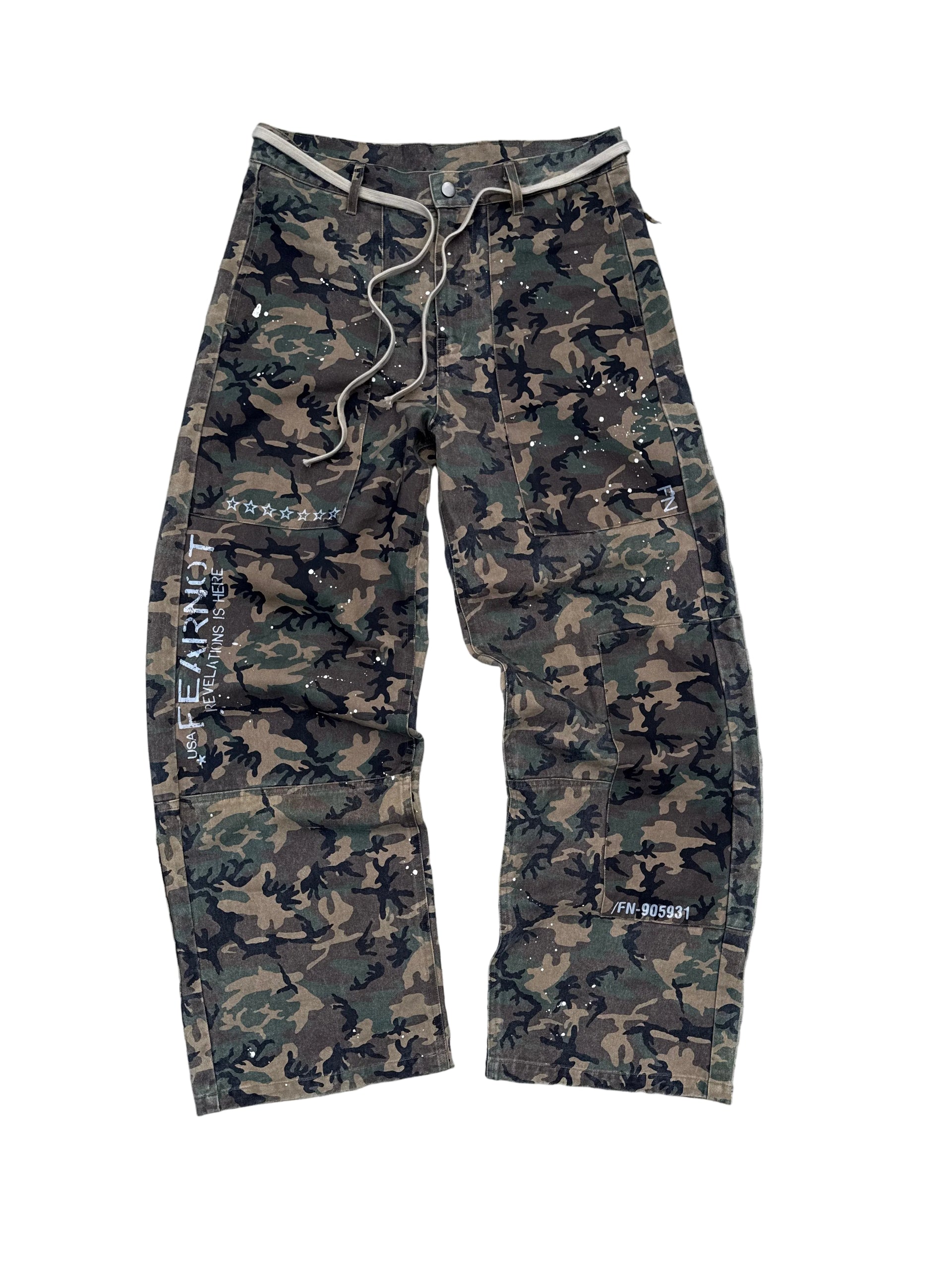 FEARNOT CAMO CANVAS PANTS