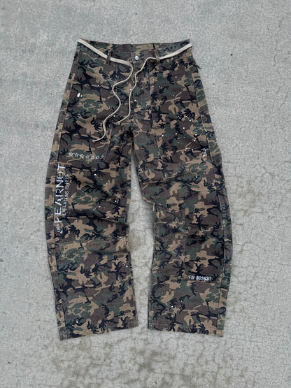 (PRE-MADE) FEARNOT CAMO CANVAS PANTS