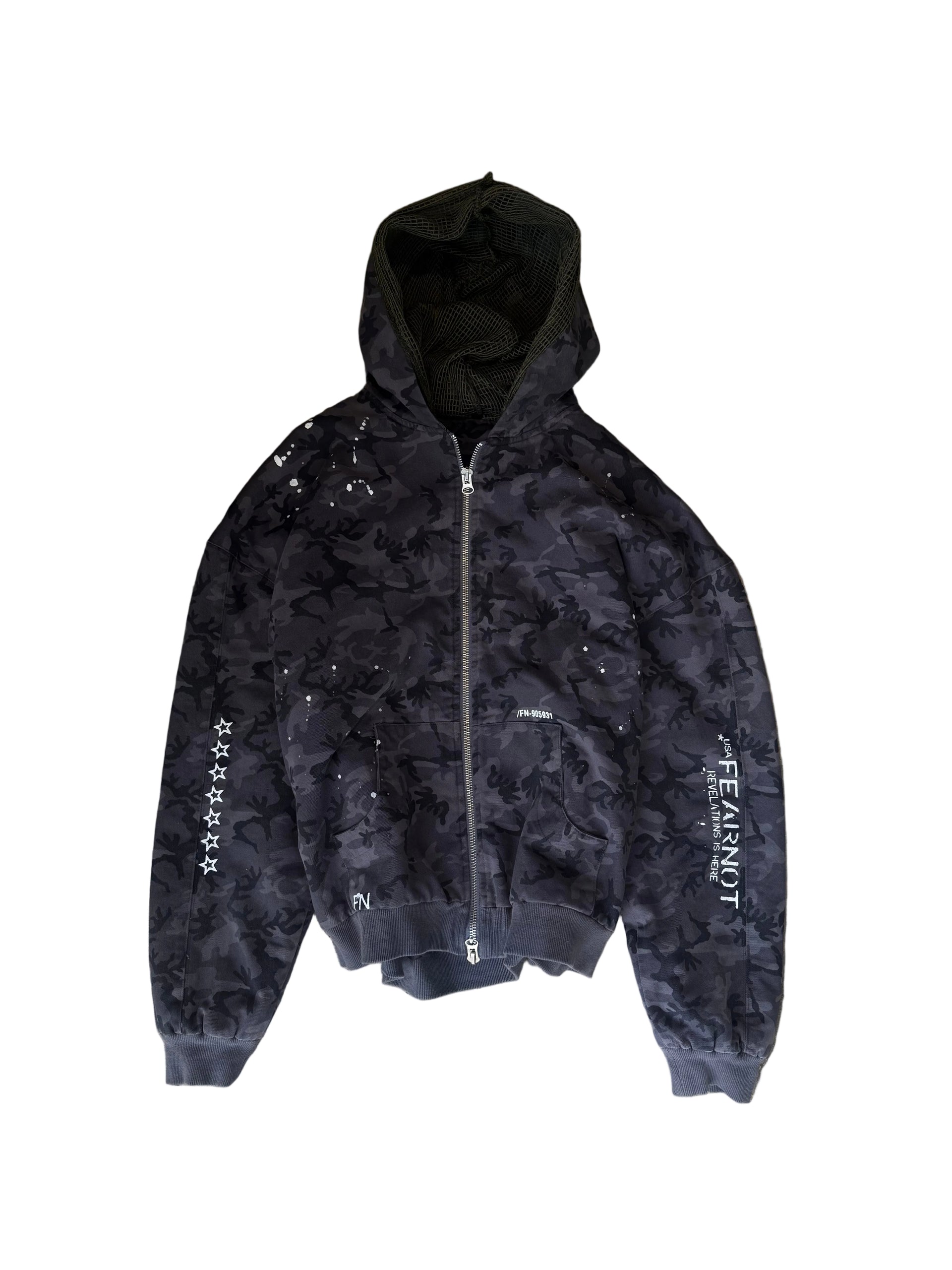 BLACK CAMO HOODIE