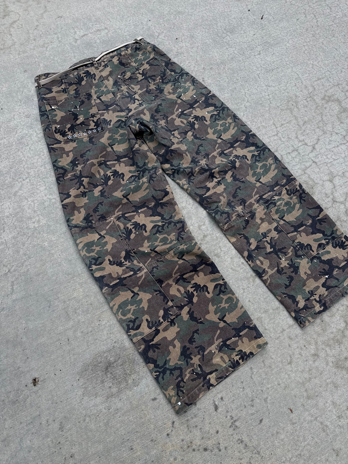 (PRE-MADE) FEARNOT CAMO CANVAS PANTS
