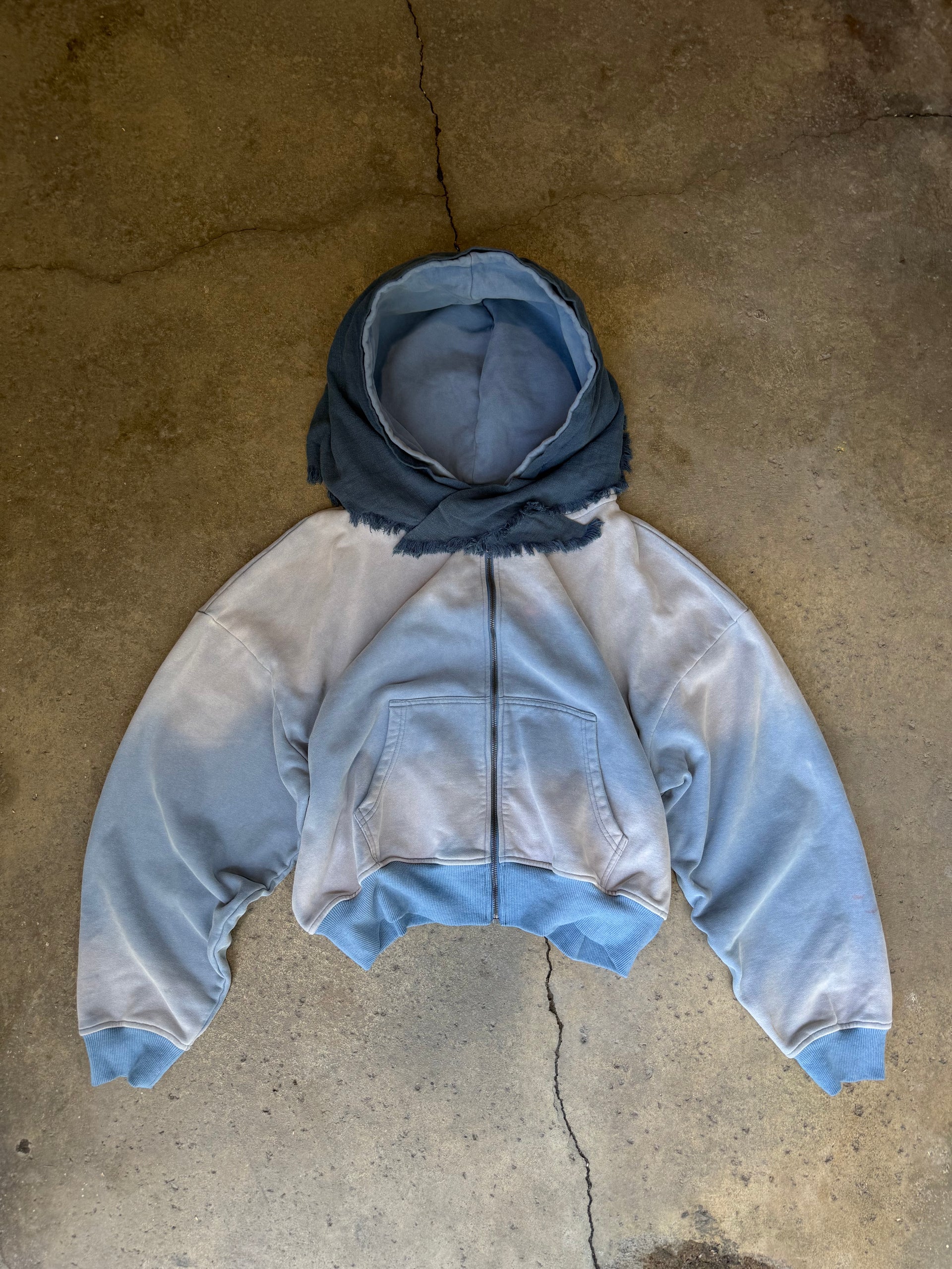 BANDANA HOODIE (GLACIER BLUE)