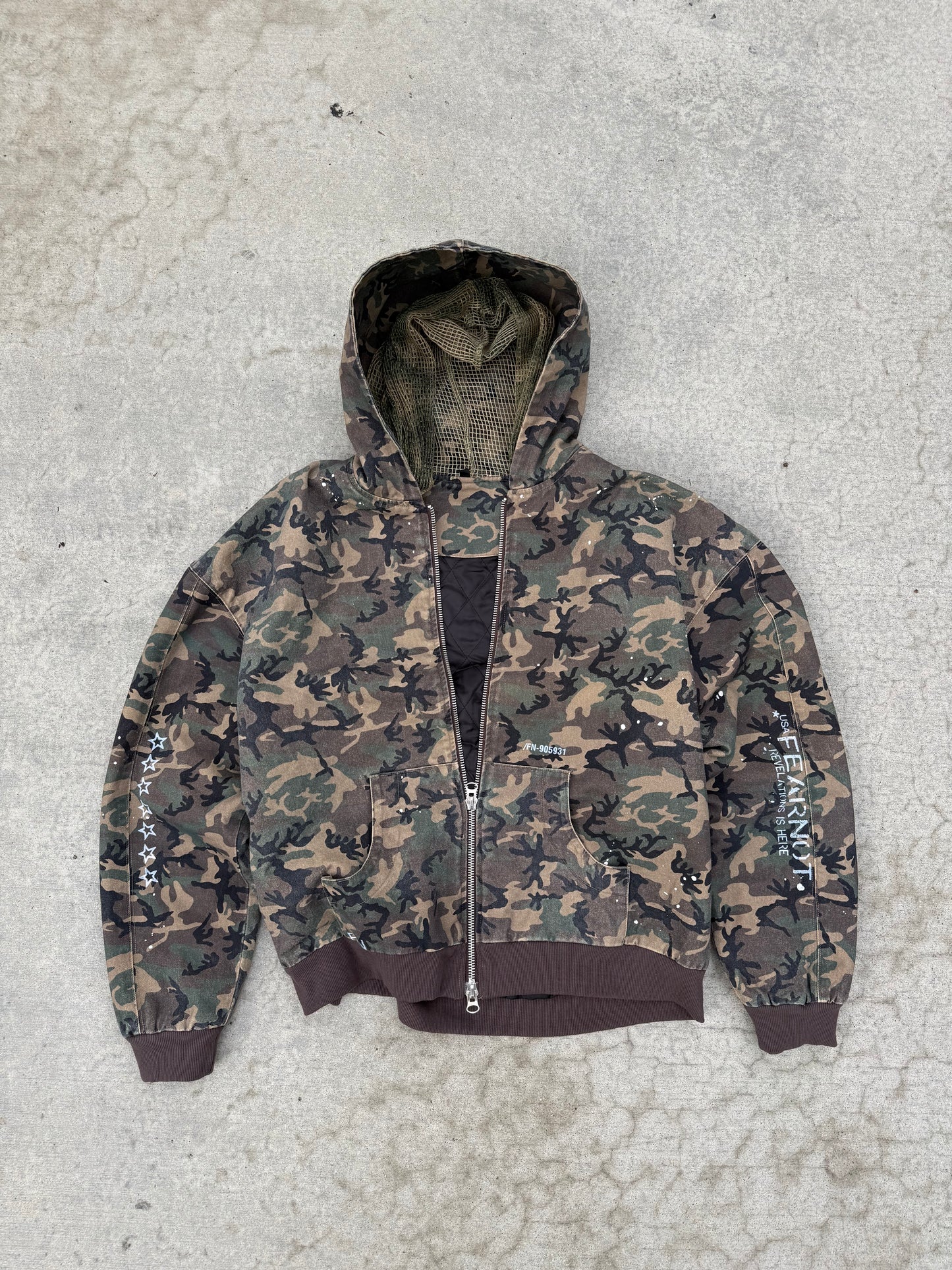 (PRE-MADE) FEARNOT CAMO HOODIE